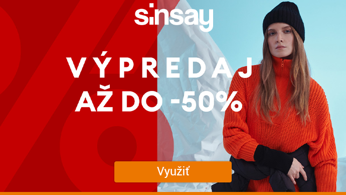 Sinsay - Výpredaj do -50 %