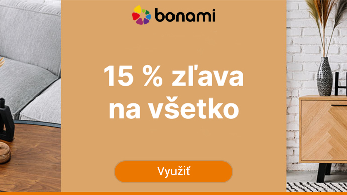Bonami - 15 % zľava na všetko