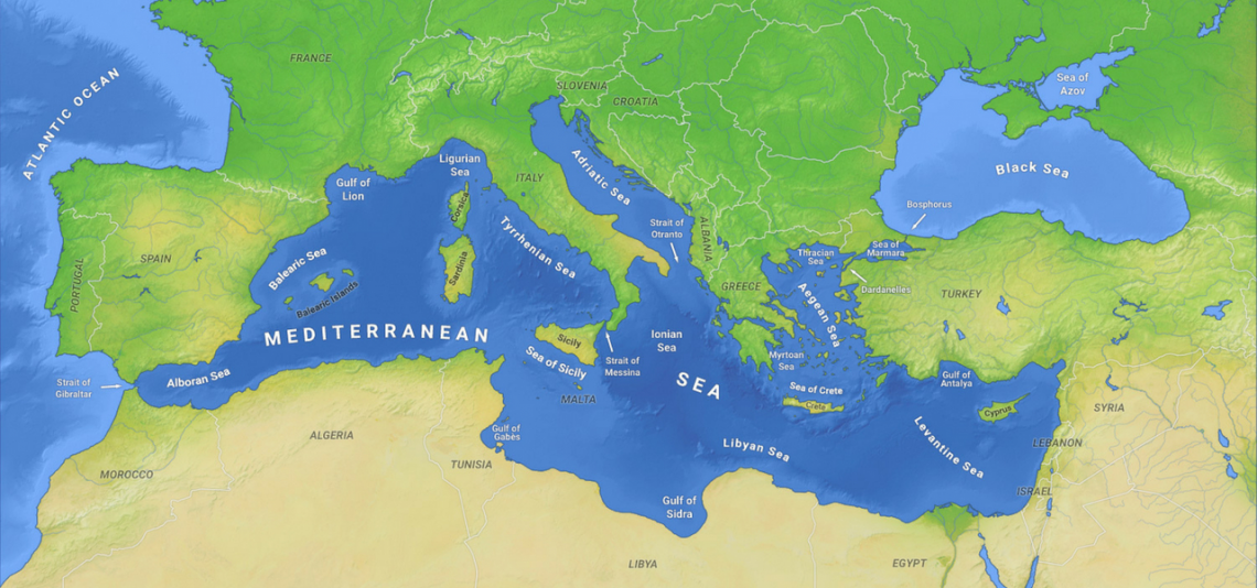 Mapa morí
