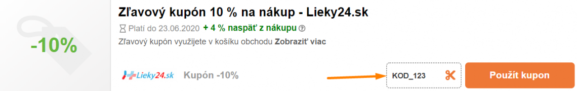 lieky24.sk kupón