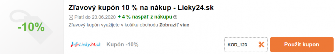 lieky24 kupón