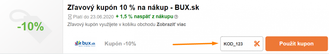 bux.sk kupón