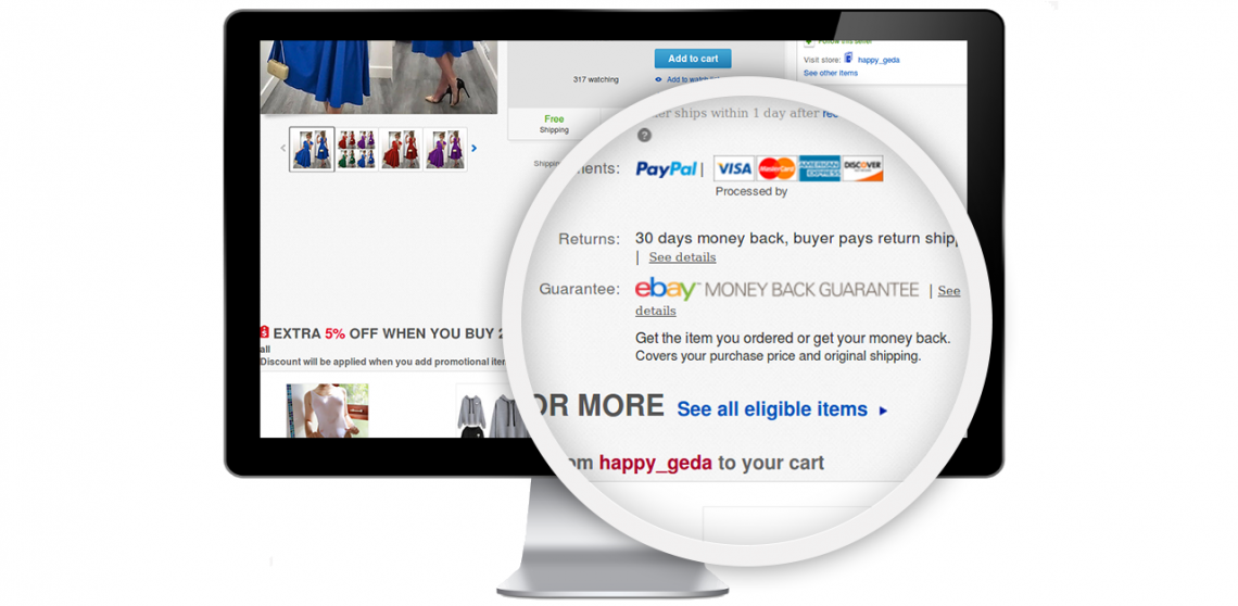 ako reklamovať tovar na ebay